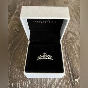 Pandora princess crown ring